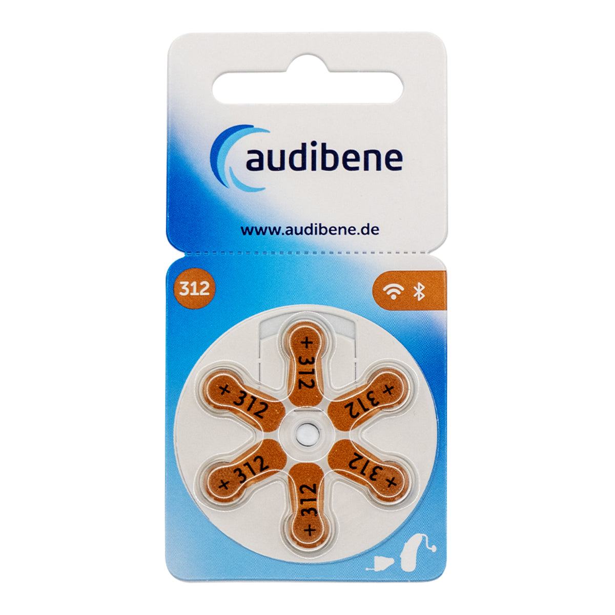 audibene Hörgerätebatterien Typ 312